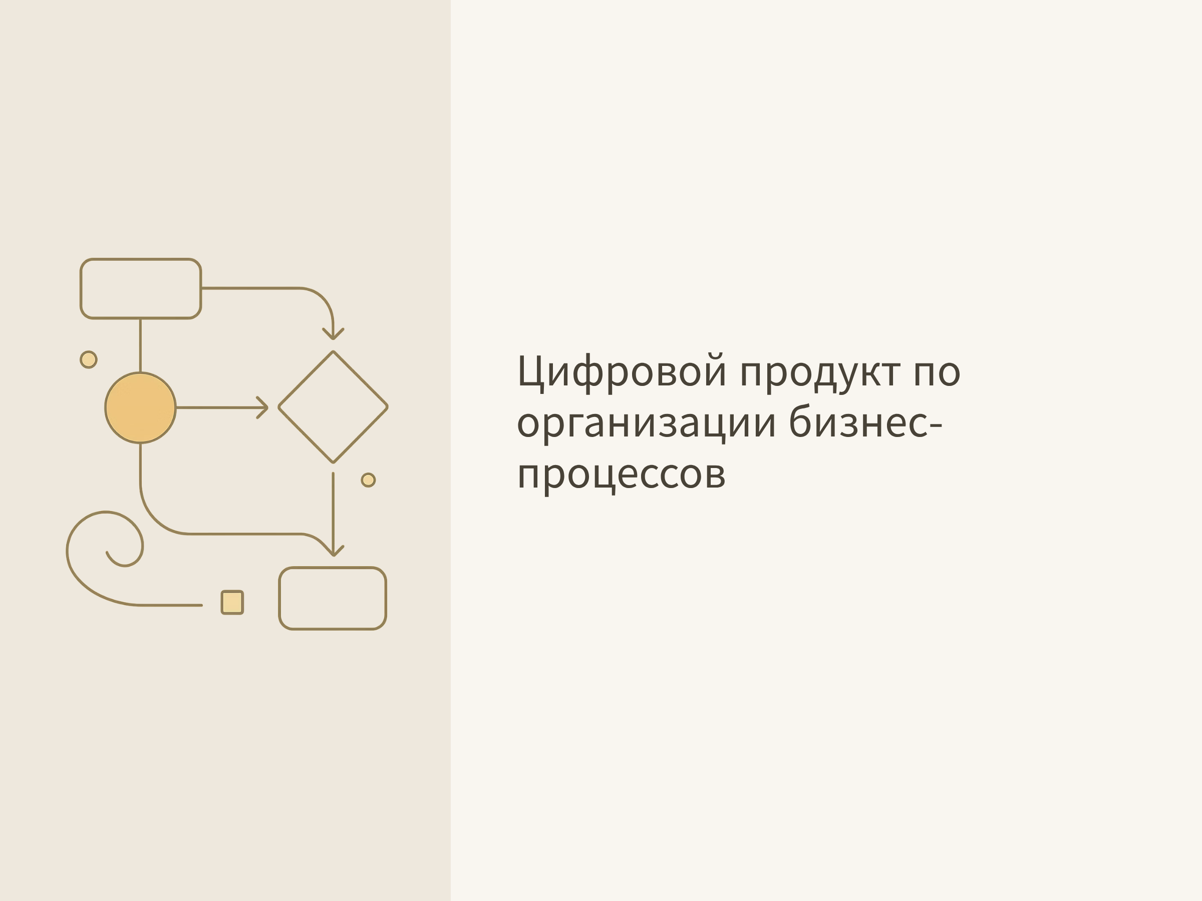 Цифровой продукт по организации бизнес-процессов